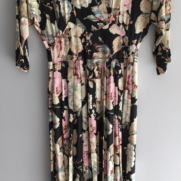 🌸🌼 Vintage Floral Maxi Dress with POCKETS 🌼🌸 - Picture 4 of 6